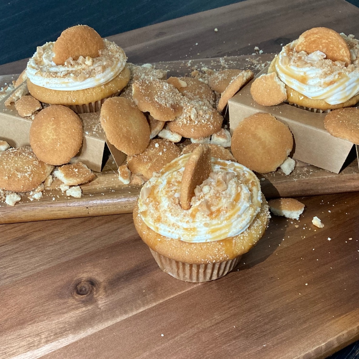 Banana Pudding Cupcake